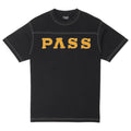 Pass~Port Letterhead Panel Tee - Washed Black