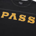 Pass~Port Letterhead Panel Tee - Washed Black