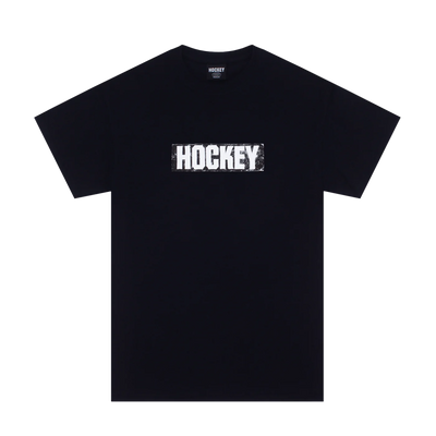 Hockey Sticker Logo T-Shirt Black