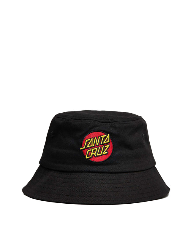 Santa Cruz Classic Dot Patch Bucket Hat Black Size S/M