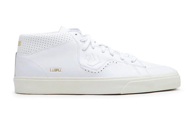 Converse Louie Lopez Pro Leather Mid  Shoe White