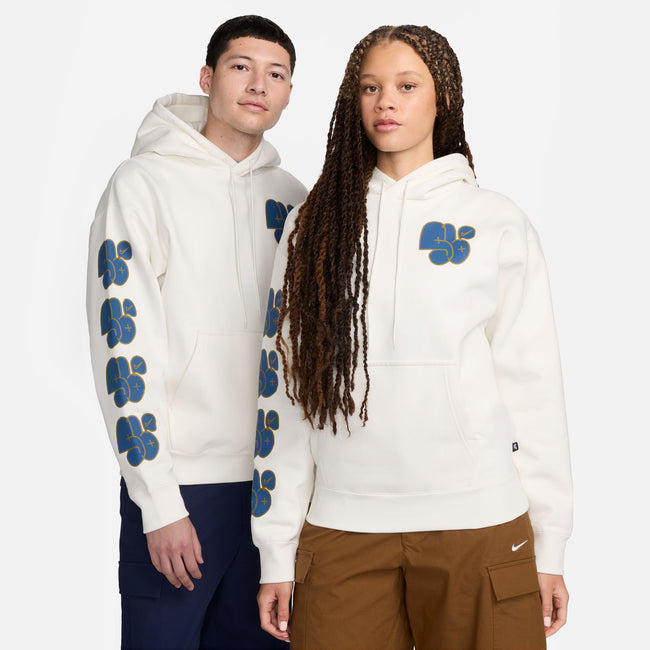Nike SB Fleece Pullover Skate Hood White