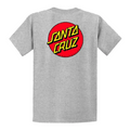 Santa Cruz Classic Dot T-Shirt Grey Marle