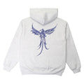 Pass~Port Calligraphy Zip Hood - White Marle