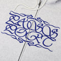 Pass~Port Calligraphy Zip Hood - White Marle