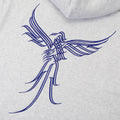 Pass~Port Calligraphy Zip Hood - White Marle