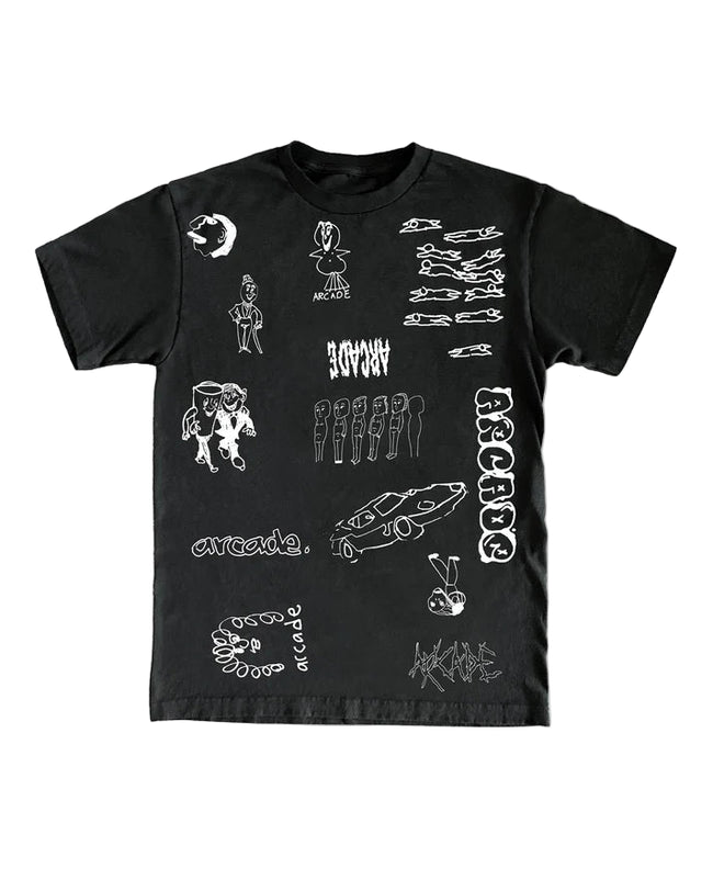 Arcade Stoobs T-Shirt Black