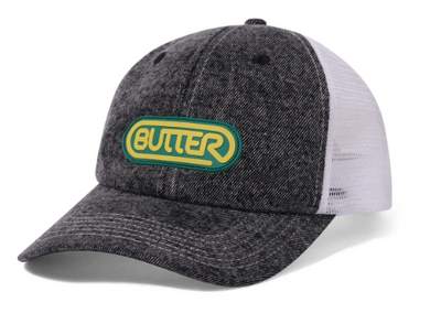 Butter Goods Denim Trucker Cap Gun Metal