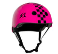 S1 Lifer Helmet Pink Gloss w Black Checkers