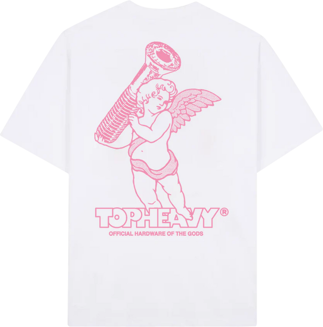 Top Heavy Hardware Of The Gods Tee - White