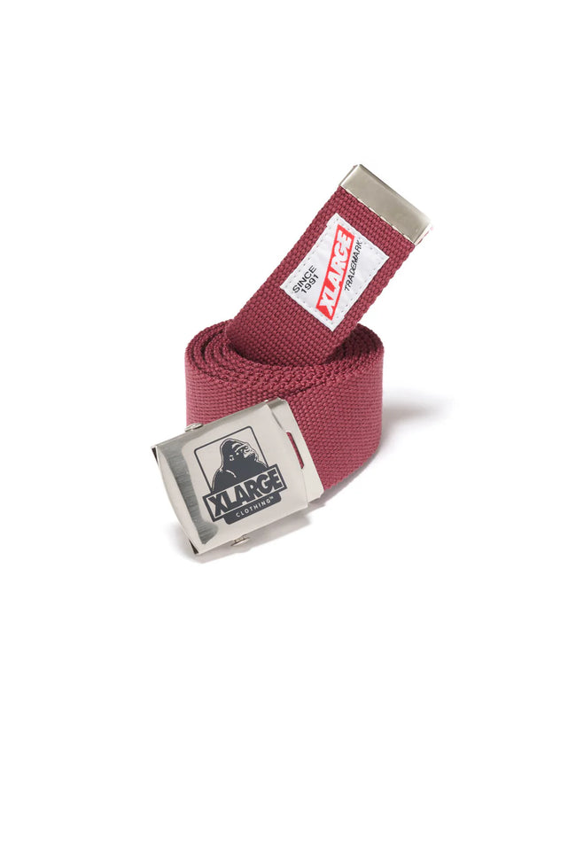 Xlarge Trademark Web Belt Burgundy