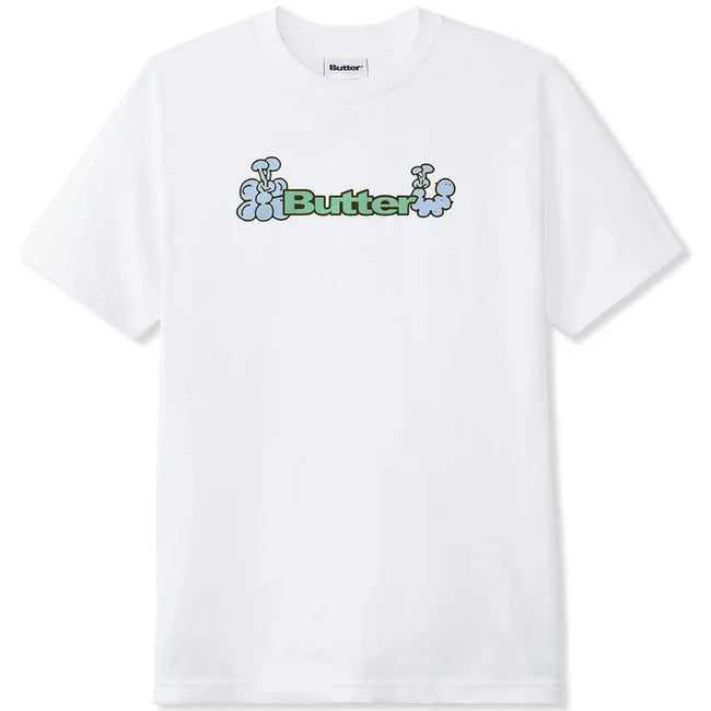 Butter Goods Bugs Logo T-Shirt White