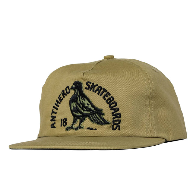Antihero Clubhouse Snapback Cap Tan