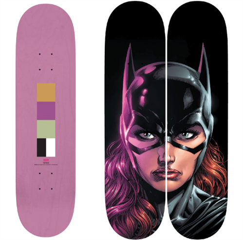 Color Bars X DC COMICS Batgirl Skateboard Set of 2  (8.25")