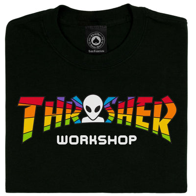 Thrasher X Alien Workshop Spectrum T-Shirt Black