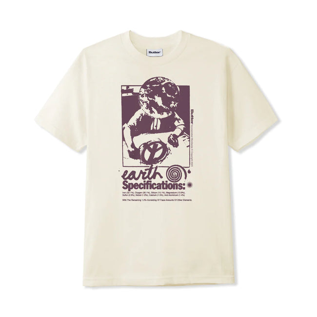 Butter Goods Earth Spec T-Shirt Cream