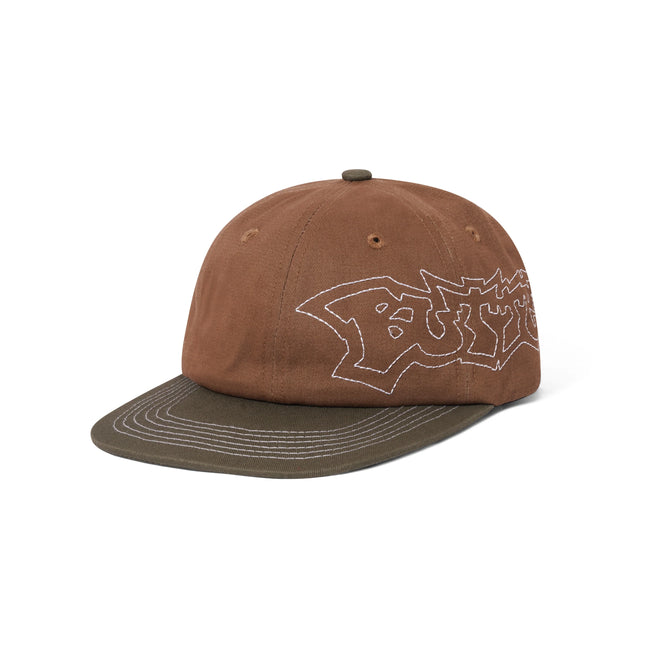 Butter Goods Yard 6 Panel cap Brown