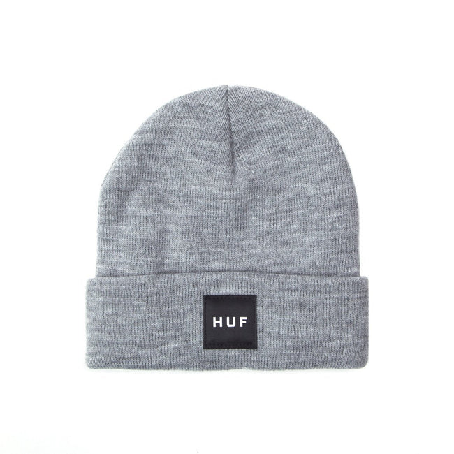 Huf Essentials Box Logo Beanie Grey