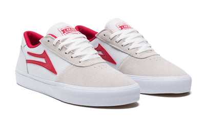 Lakai Manchester White/Red Suede
