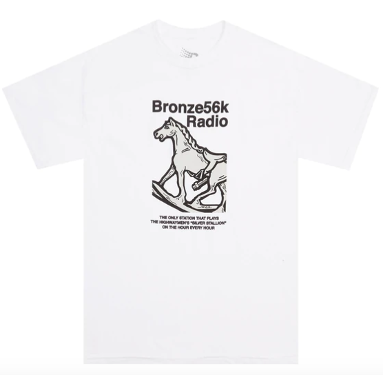 Bronze 56K Silver Station Tee White