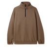 Butter Goods Hampshire 1/4 Zip Pullover Saddle Brown