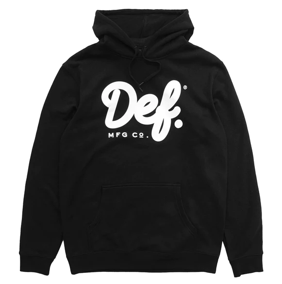 Def Signature Hood - Black (Heavy-weight)