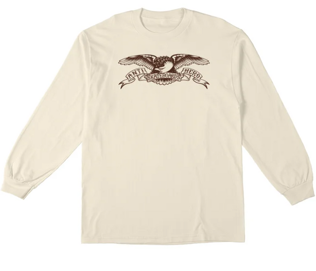 Antihero Basic Eagle longsleeve Tee Natural