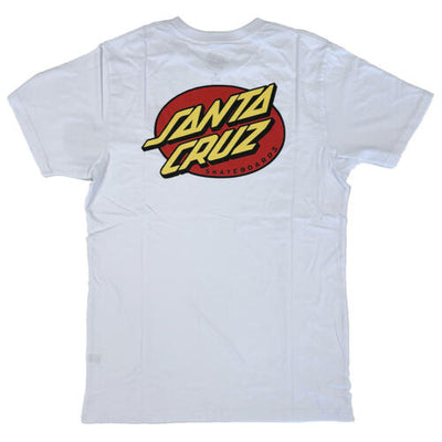 Santa Cruz Oval Dot T-Shirt White