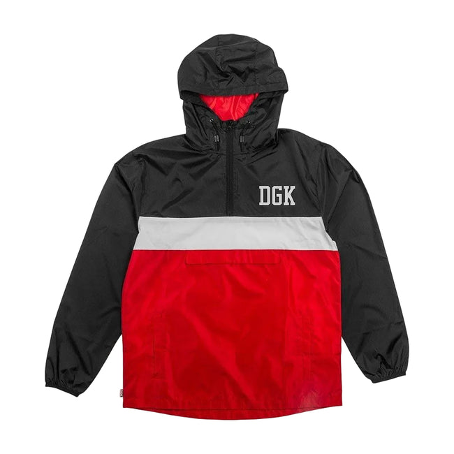 DGK Blocked Windbreaker Black/White/Red