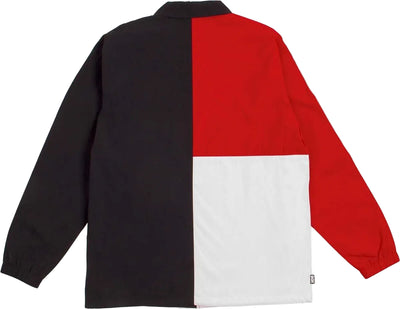 DGK Split Custom Coach Jacket Navy/White/Red
