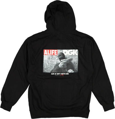 DGK x ALIFE Run It Boogie Hood Black