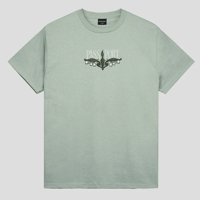 Passport Lily Of The Valley Tee Stonewash Green