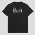 Passport Hook & Line Tee Black