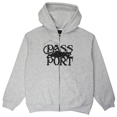 Pass~Port Slinkin' Zip Hoodie Ash