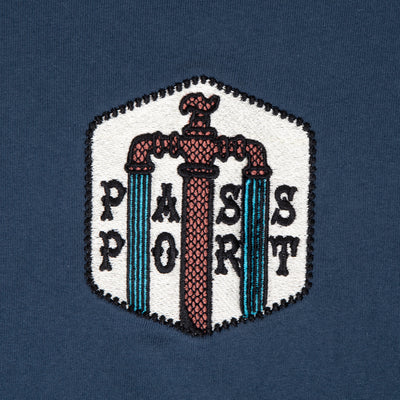 Passport Water Supply Tee Harbour Blue