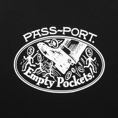 Pass~Port Empty Pockets T-Shirt Black