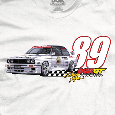 DGK GT89 Tee White