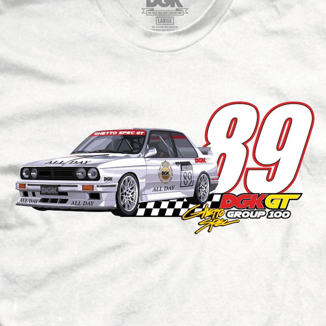DGK GT89 Tee White