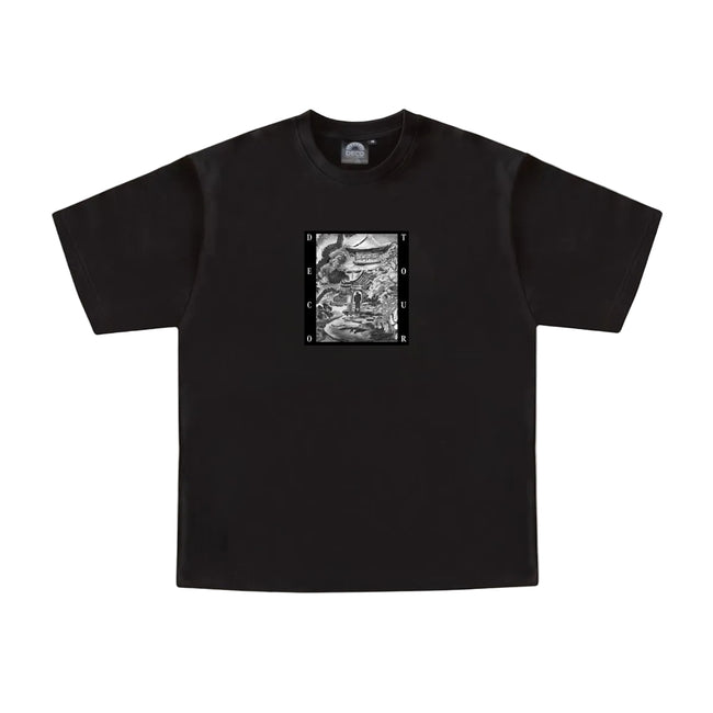 Deco Temple Tour Tee Black