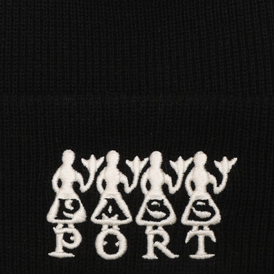 Passport 4 Flowers Organic Cotton Beanie Black