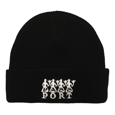 Passport 4 Flowers Organic Cotton Beanie Black