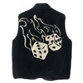 XLarge Fire Dice Reversible Vest Black