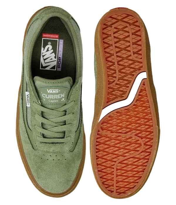 Vans Skate Curren Caples Shoe Crepe/Green/Gum