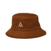 Huf Set TRiple Triangle Bucket Hat Caramel Size S/M