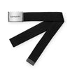 Carhartt Clip Belt Chrome - Black