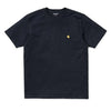 Carhartt S/S Chase T-Shirt - Dark Navy / Gold