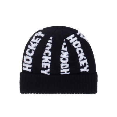 Hockey Bob Beanie Black/White