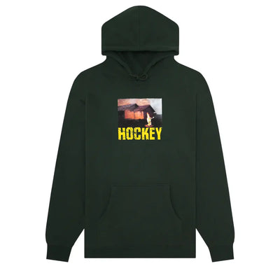 Hockey Windows Up Hoodie Forest