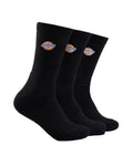 Dickies Valley Grove Socks Black 3 pack siz M (US6-8)