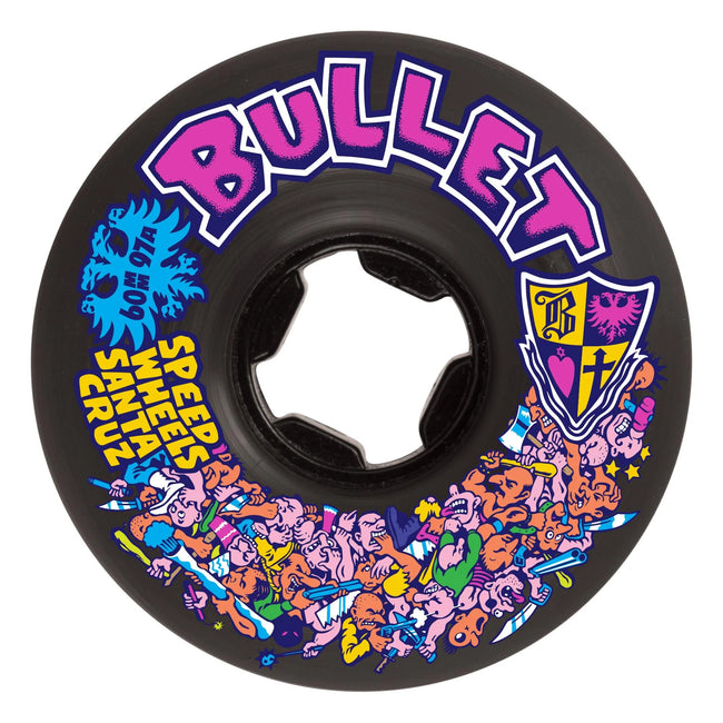 Slime Balls  Bullet Riot Vomits Wheels Black 60mm / 97a